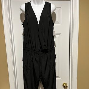 NWT NY&C Black Sleeveless Jumpsuit Size M